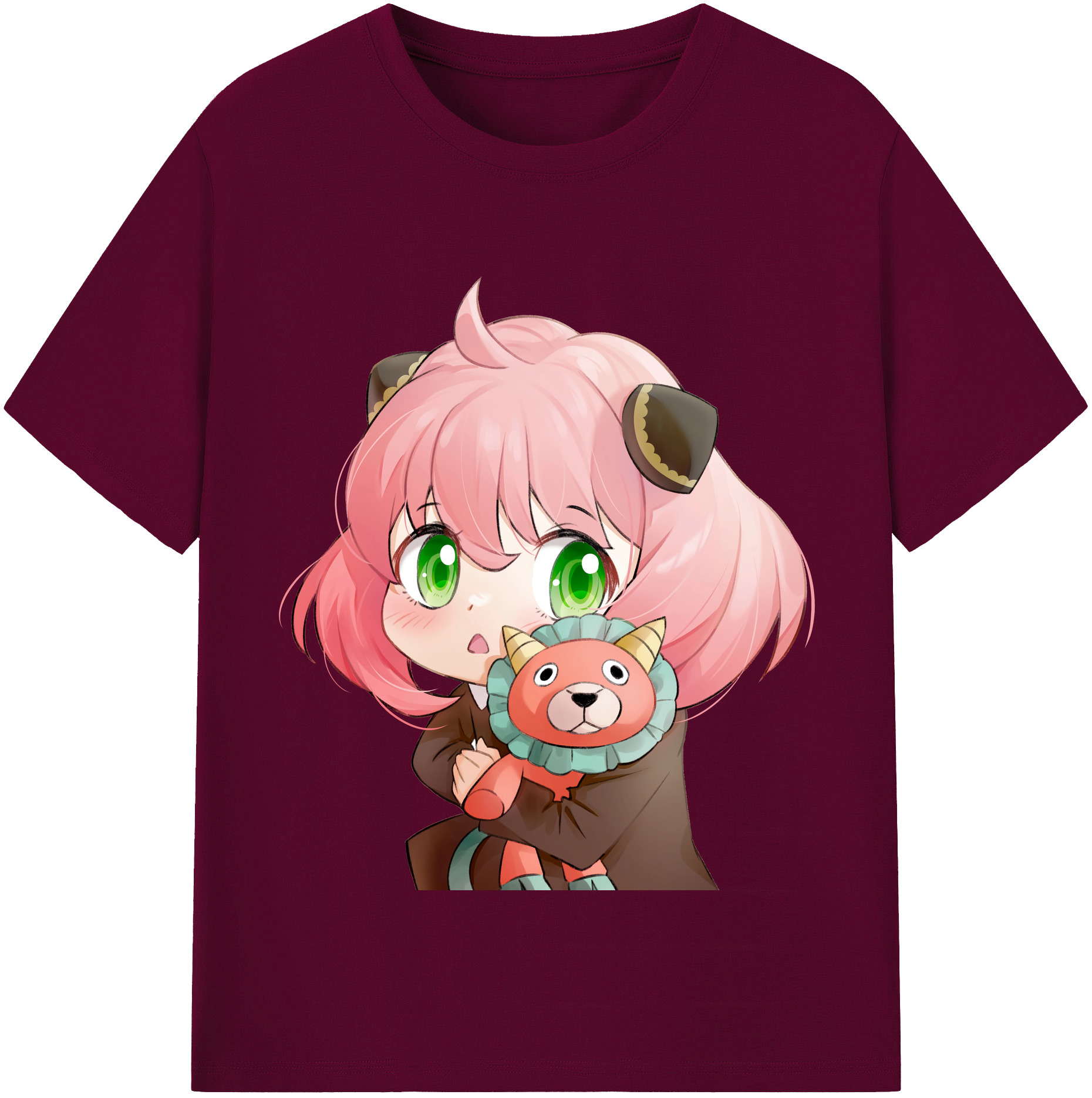 （画像用） SPY×FAMILY间谍家家酒 レディースカジュアルプリントTシャツ（綿100％）